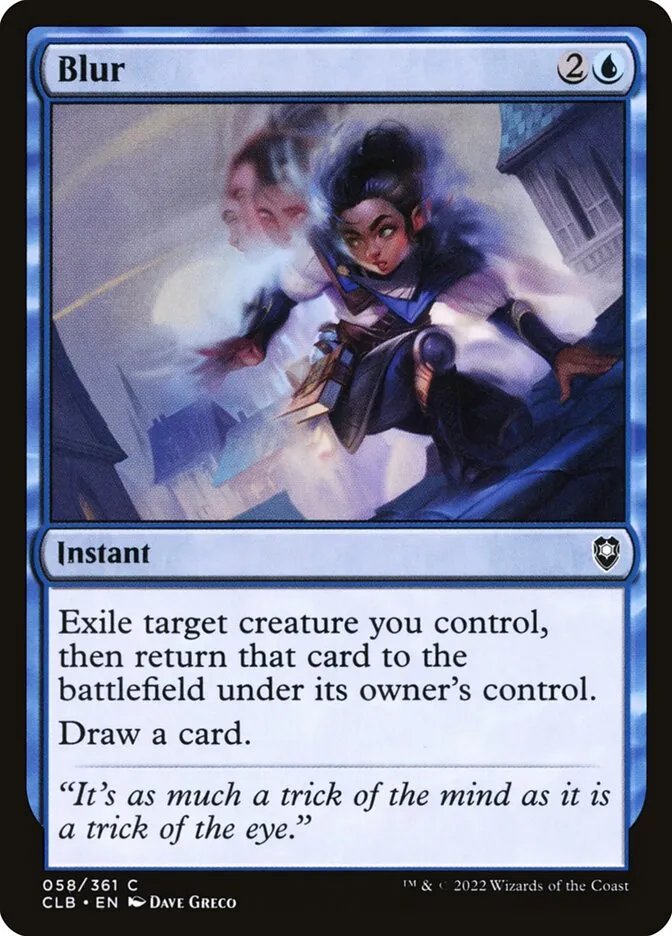 Blur Front Face