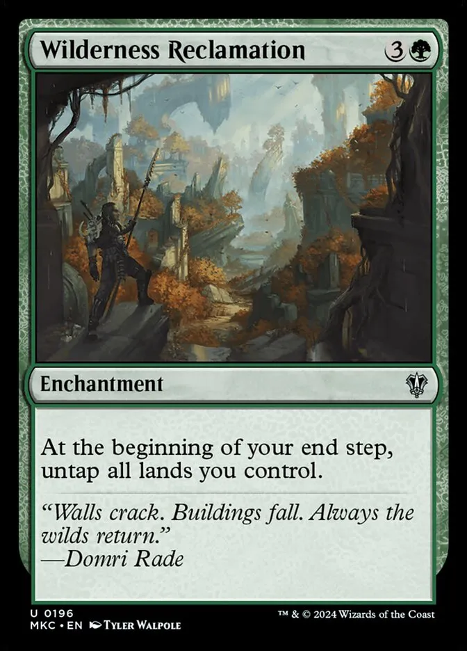 Wilderness Reclamation Front Face