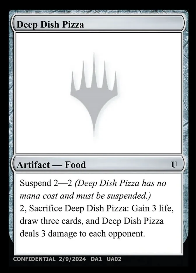 Deep Dish Pizza Front Face