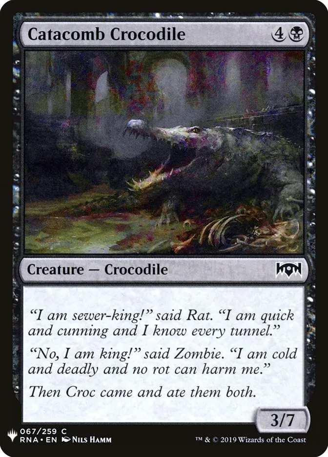 Catacomb Crocodile Front Face