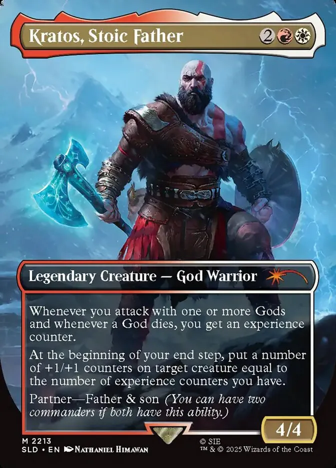 Kratos, Stoic Father Front Face