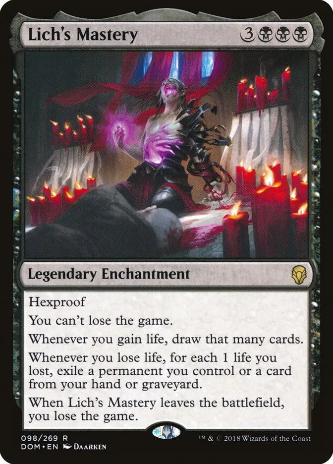Lich's Mastery Front Face