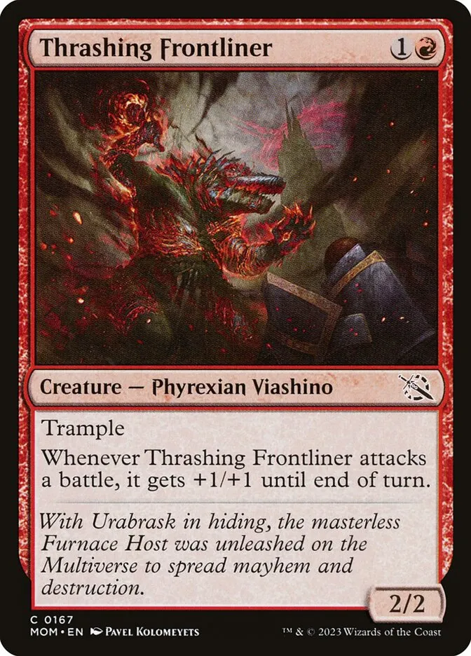 Thrashing Frontliner Front Face