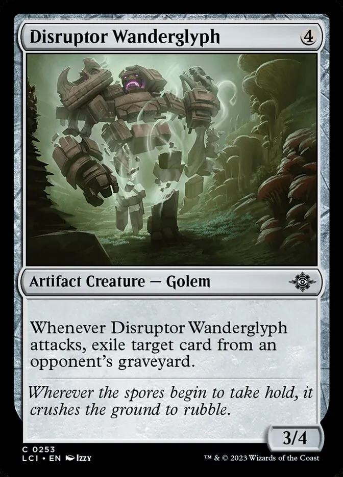 Disruptor Wanderglyph Front Face