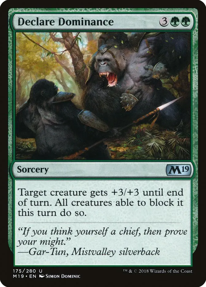 Declare Dominance Front Face
