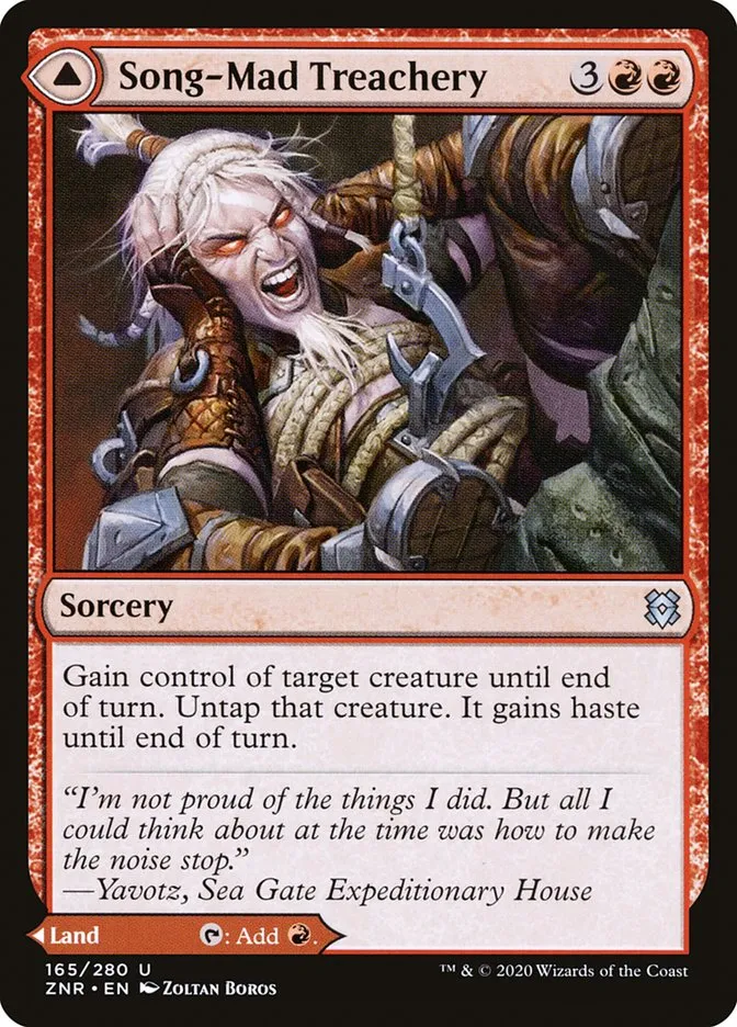 Song-Mad Treachery // Song-Mad Ruins Front Face