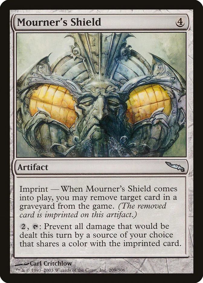Mourner's Shield Front Face
