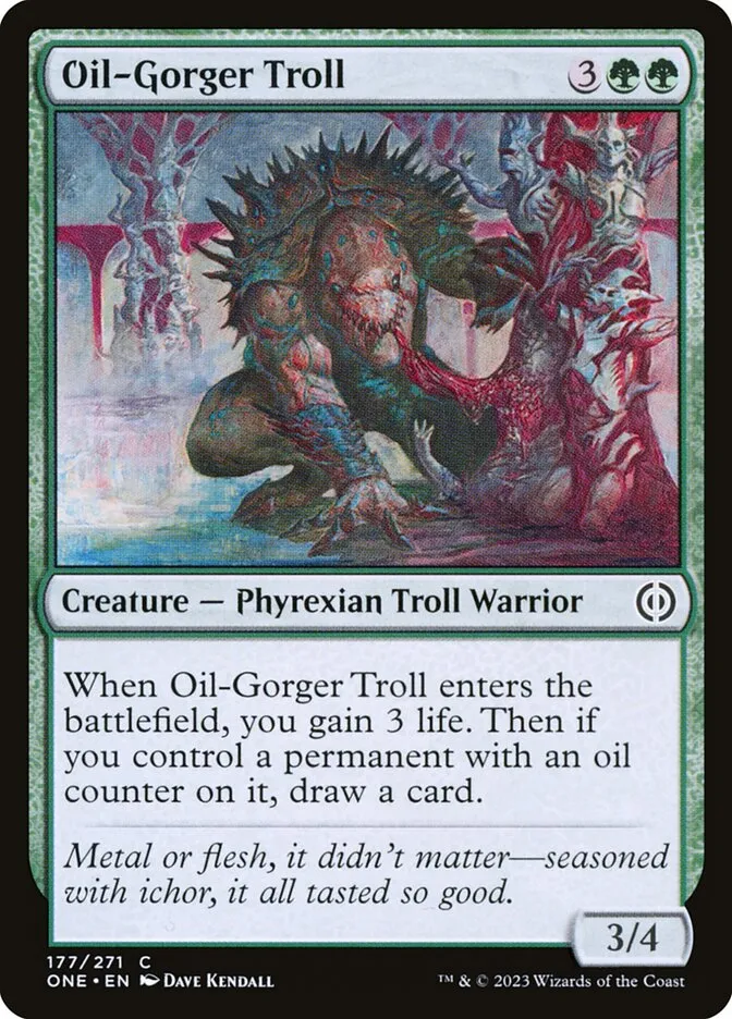 Oil-Gorger Troll Front Face