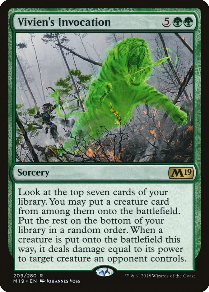 Vivien's Invocation Front Face