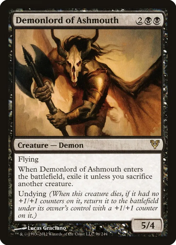 Demonlord of Ashmouth Front Face