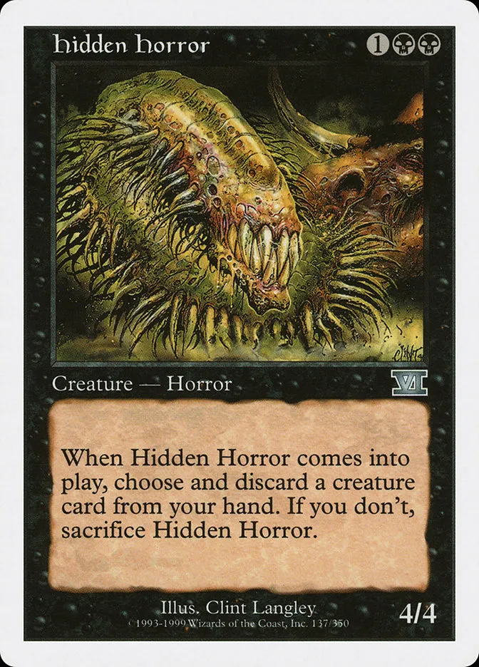 Hidden Horror Front Face