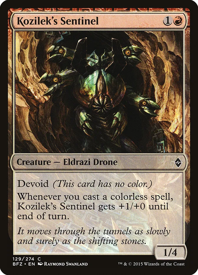 Kozilek's Sentinel Front Face