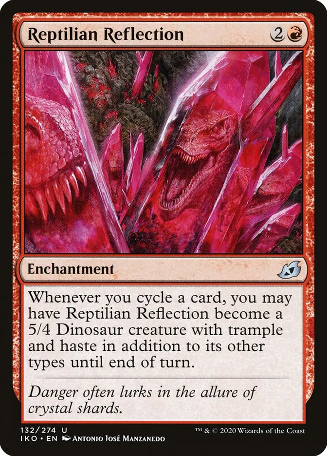Reptilian Reflection Front Face