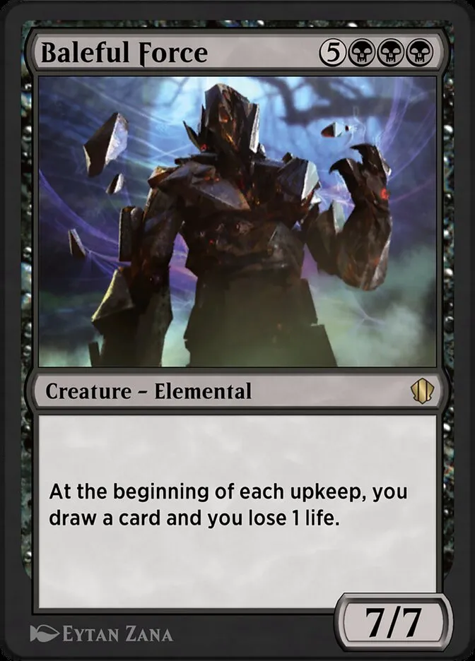 Baleful Force Front Face