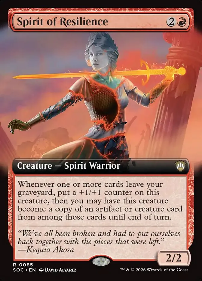 Spirit of Resilience Front Face