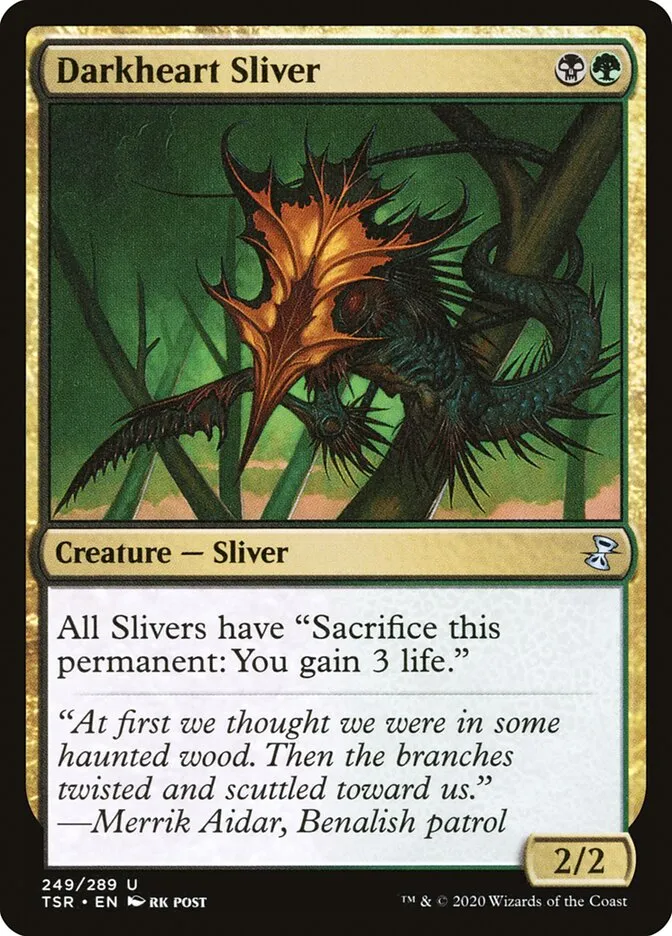 Darkheart Sliver Front Face