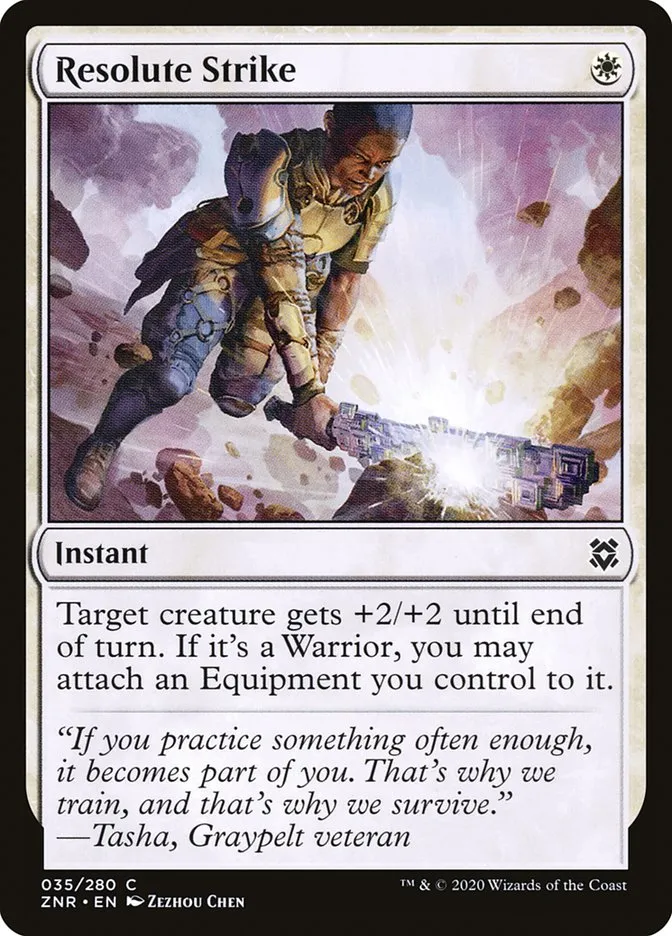 Resolute Strike Front Face