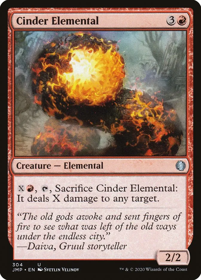 Cinder Elemental Front Face