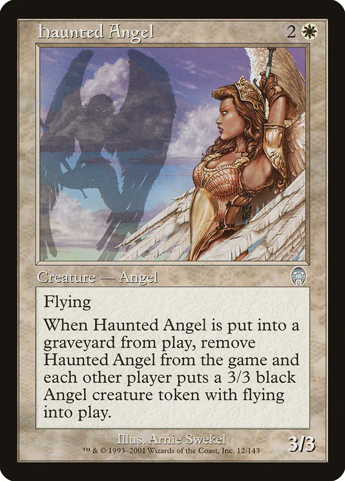 Haunted Angel Front Face