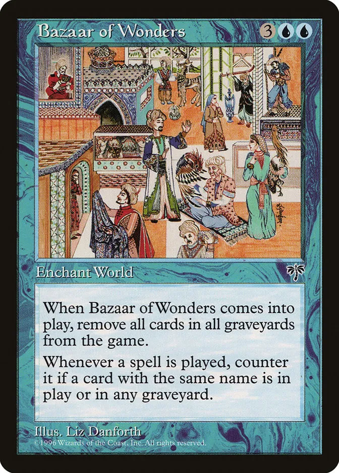 Bazaar of Wonders Front Face