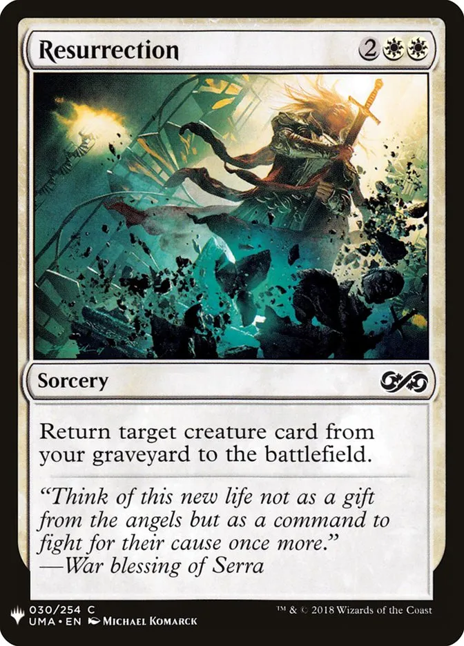Resurrection Front Face