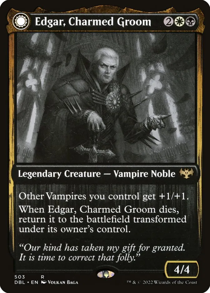 Edgar, Charmed Groom // Edgar Markov's Coffin Front Face