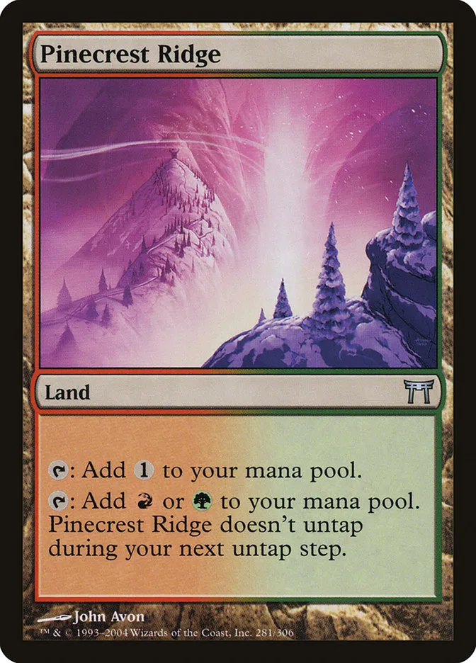 Pinecrest Ridge Front Face