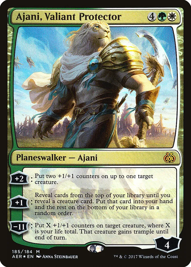 Ajani, Valiant Protector Front Face