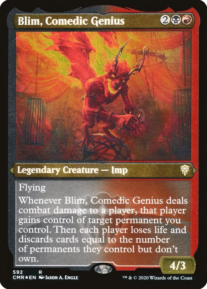 Blim, Comedic Genius Front Face