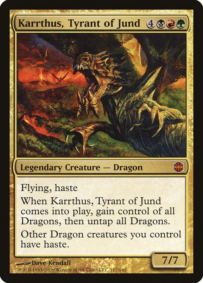 Karrthus, Tyrant of Jund Front Face