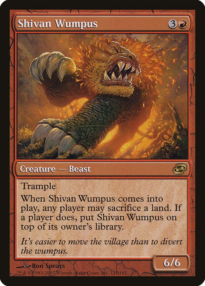 Shivan Wumpus Front Face