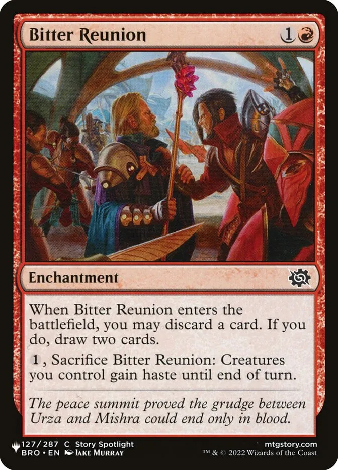 Bitter Reunion Front Face