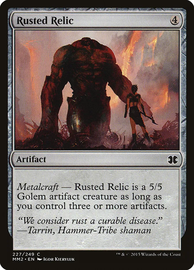 Rusted Relic Front Face