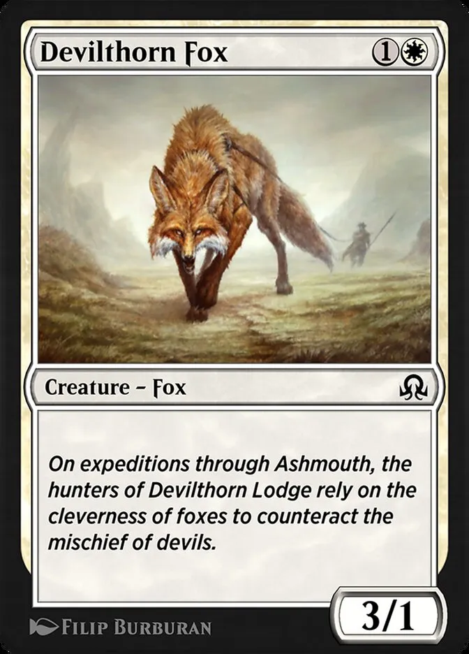 Devilthorn Fox Front Face