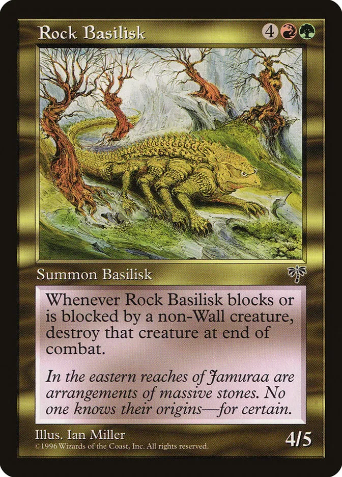 Rock Basilisk Front Face
