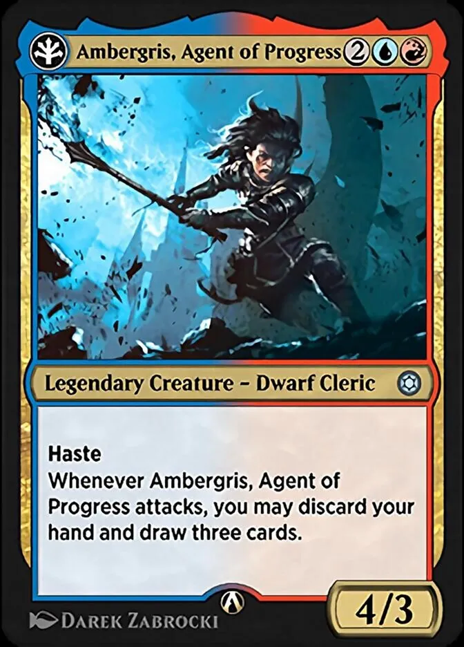 Ambergris, Agent of Progress Front Face