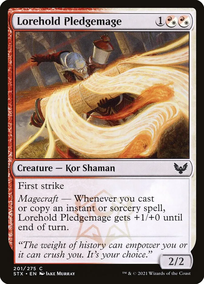 Lorehold Pledgemage Front Face