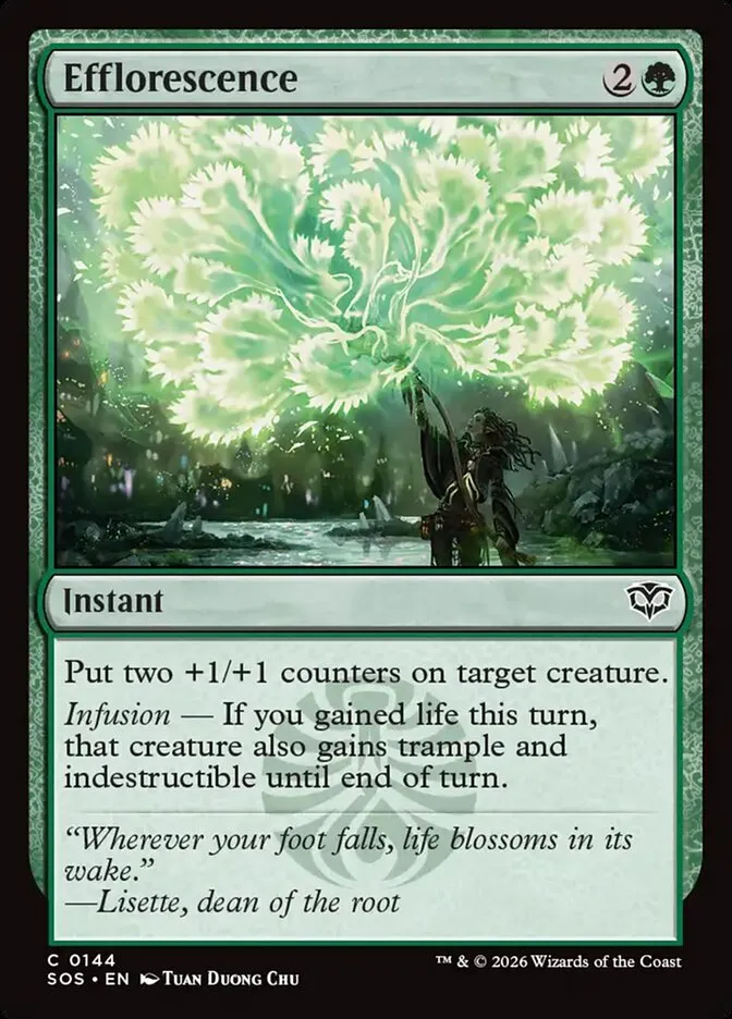 Efflorescence Front Face