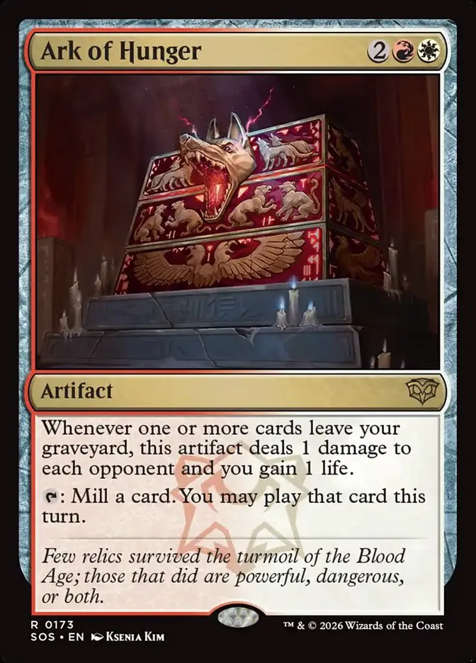 Ark of Hunger Front Face