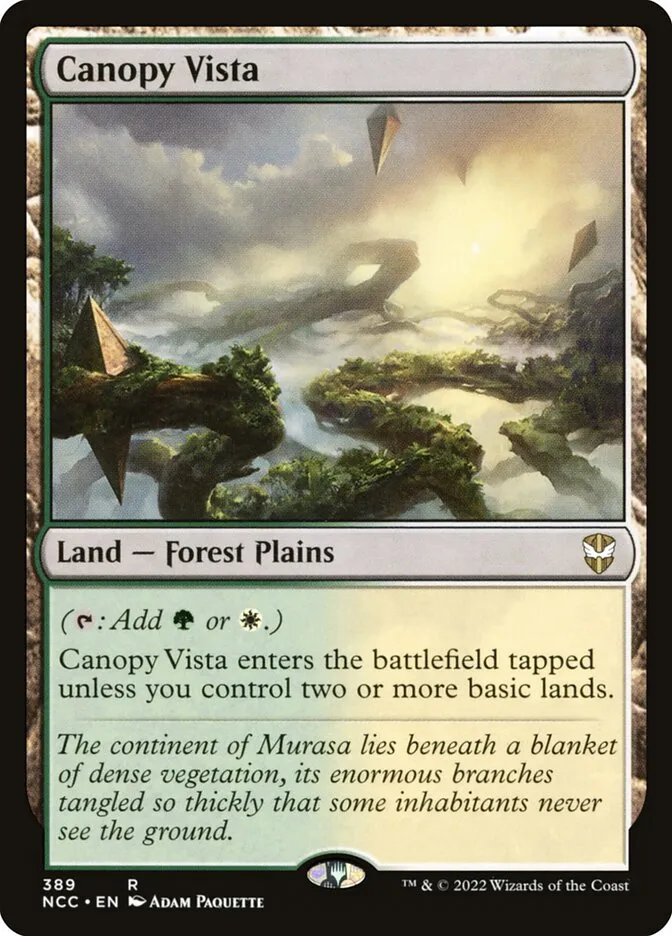Canopy Vista Front Face