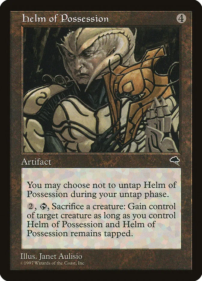 Helm of Possession Front Face