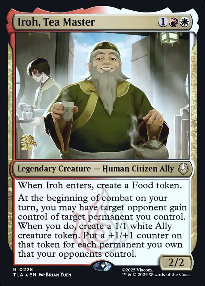Iroh, Tea Master Front Face