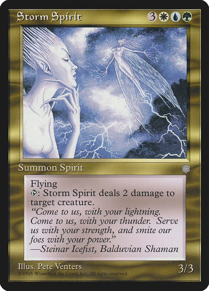 Storm Spirit Front Face