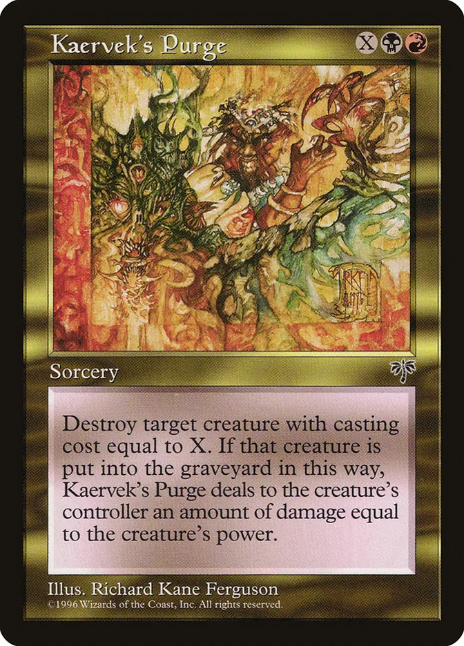 Kaervek's Purge Front Face