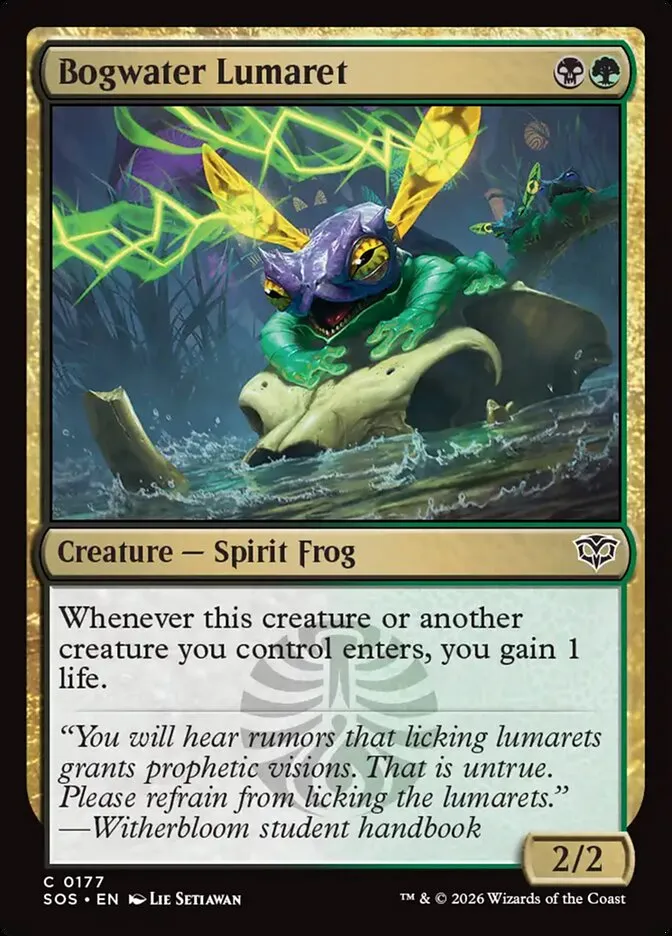 Bogwater Lumaret Front Face