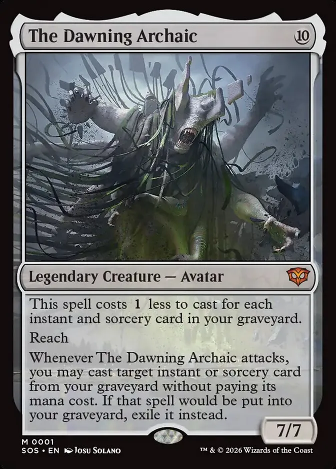 The Dawning Archaic Front Face