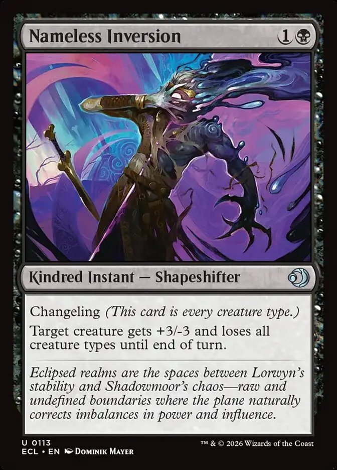 Nameless Inversion