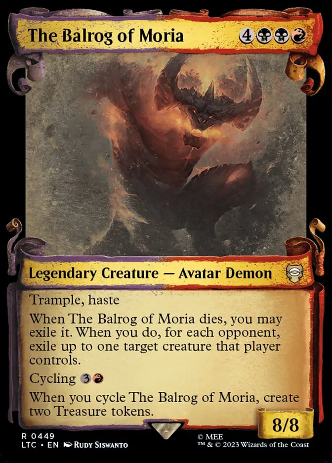 The Balrog of Moria Front Face