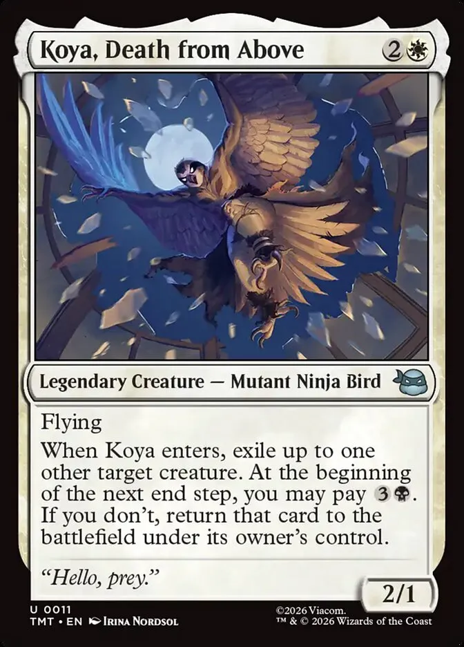 Koya, Death from Above Front Face