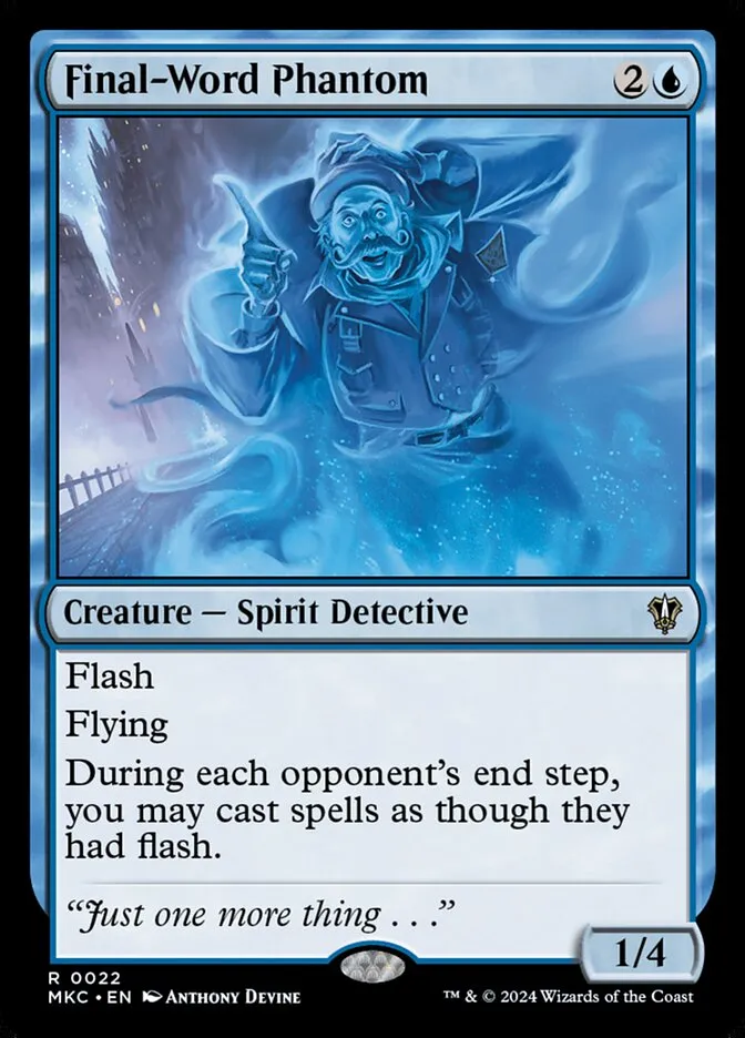 Final-Word Phantom Front Face